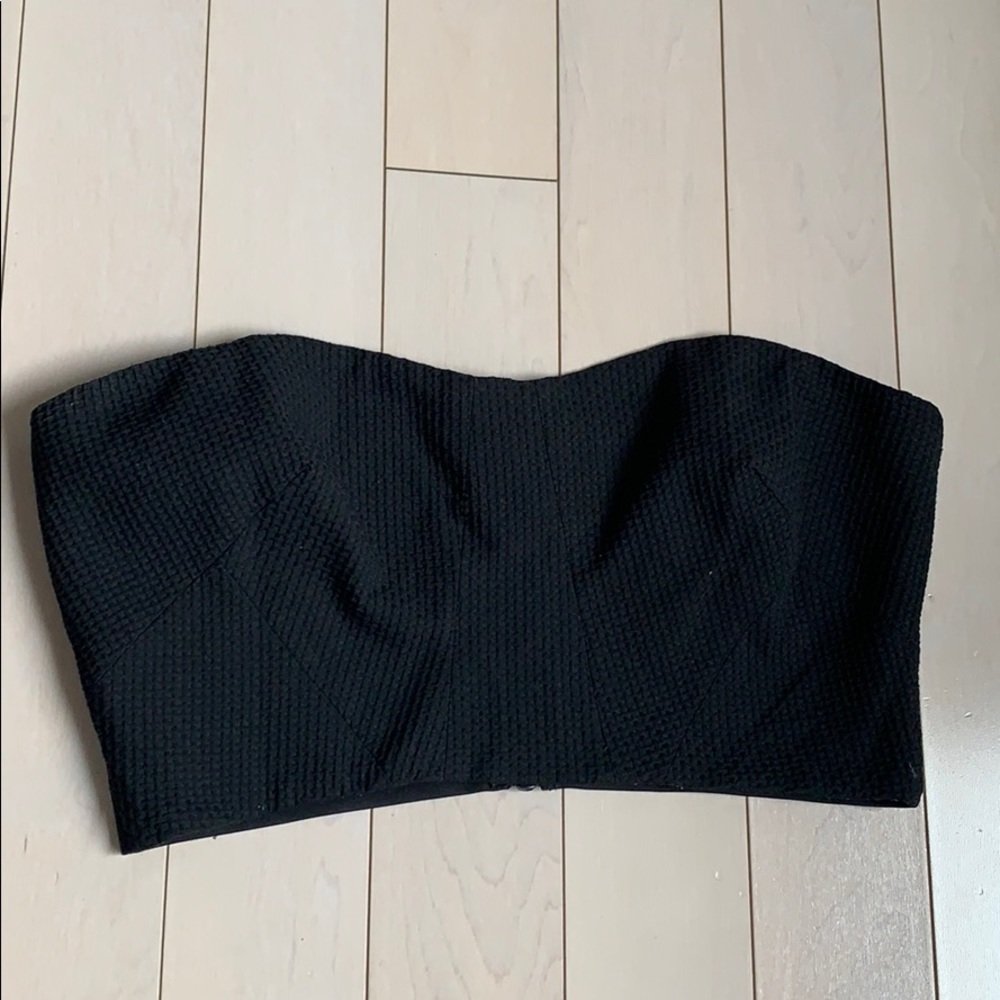 Topshop Zipper Bandeau